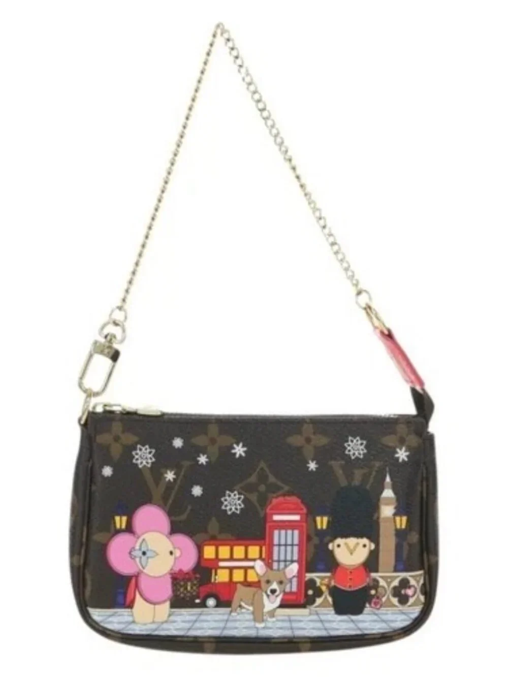 LOUIS VUITTON Vivienne Mini Pochette Accessoires Pouch M80863 LV Auth YKZ1367SAM